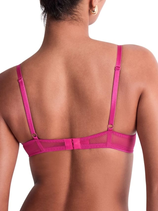 Aubade Aubade Women's Sweet Euphoria Triangle Plunge Bra in Pink - 2