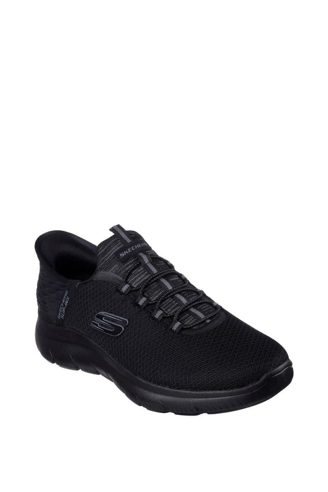 Skechers Skechers Men's Summits Slip In Lace Trainers Black - 2