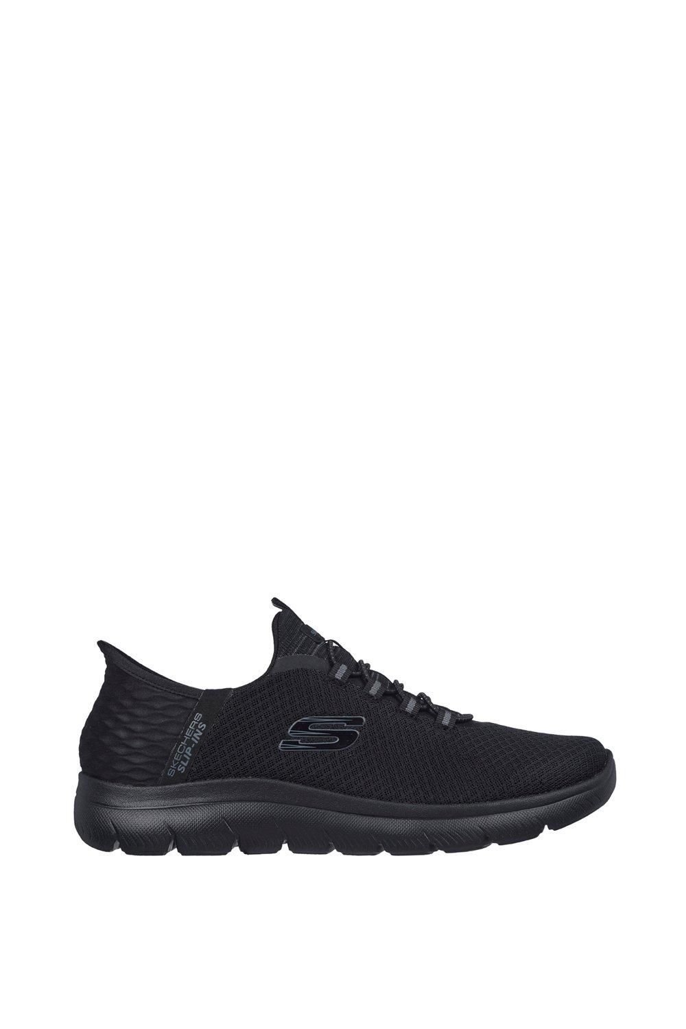 Skechers Skechers Men's Summits Slip In Lace Trainers Black - 4