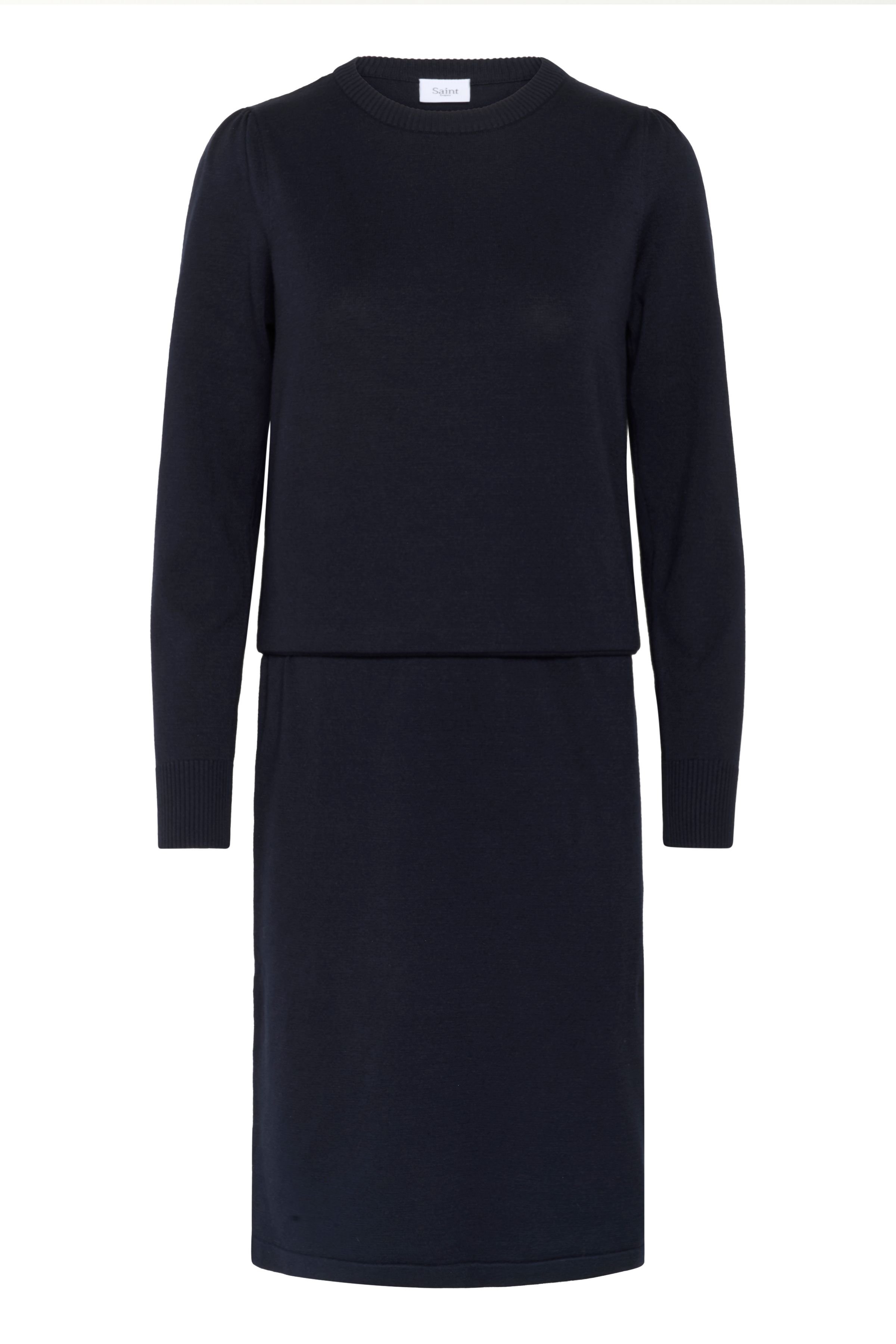 Saint Tropez Saint Tropez Women's MilaSZ Knit Long Sleeve Dress in Dark Navy - 2