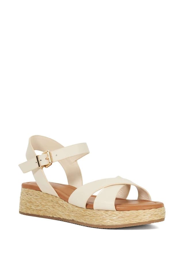Dune London Dune London Women's 'Littleton' Leather Sandals in Natural - 2