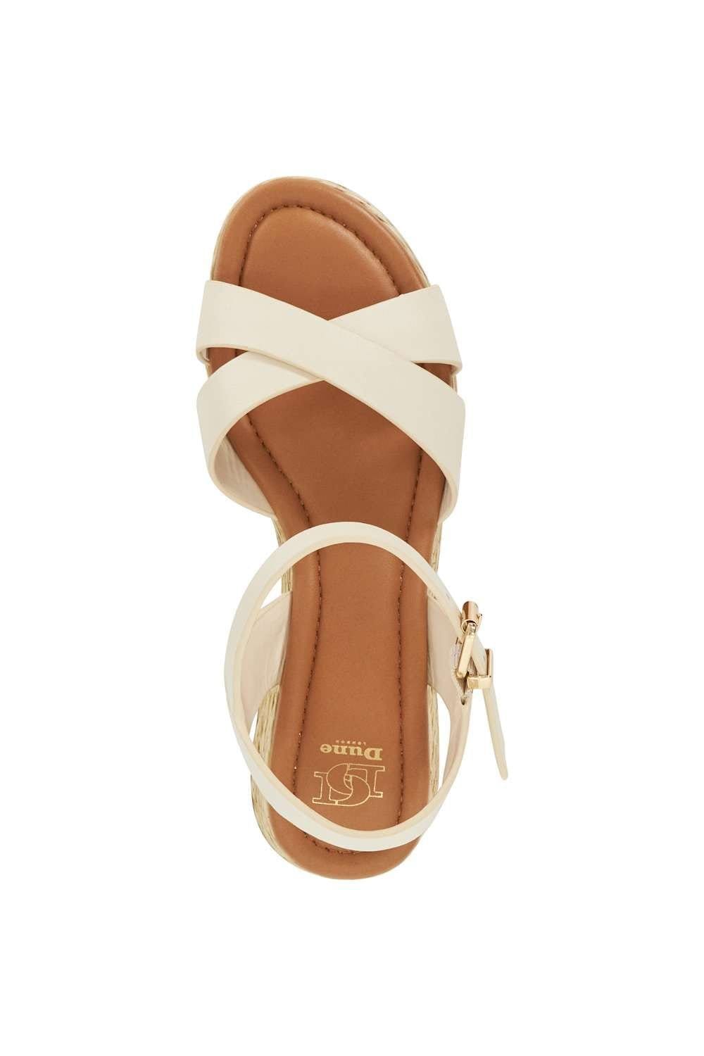 Dune London Dune London Women's 'Littleton' Leather Sandals in Natural - 4