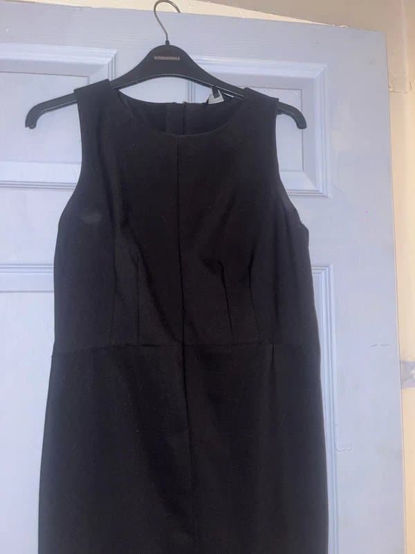 New Look black ruched dress
