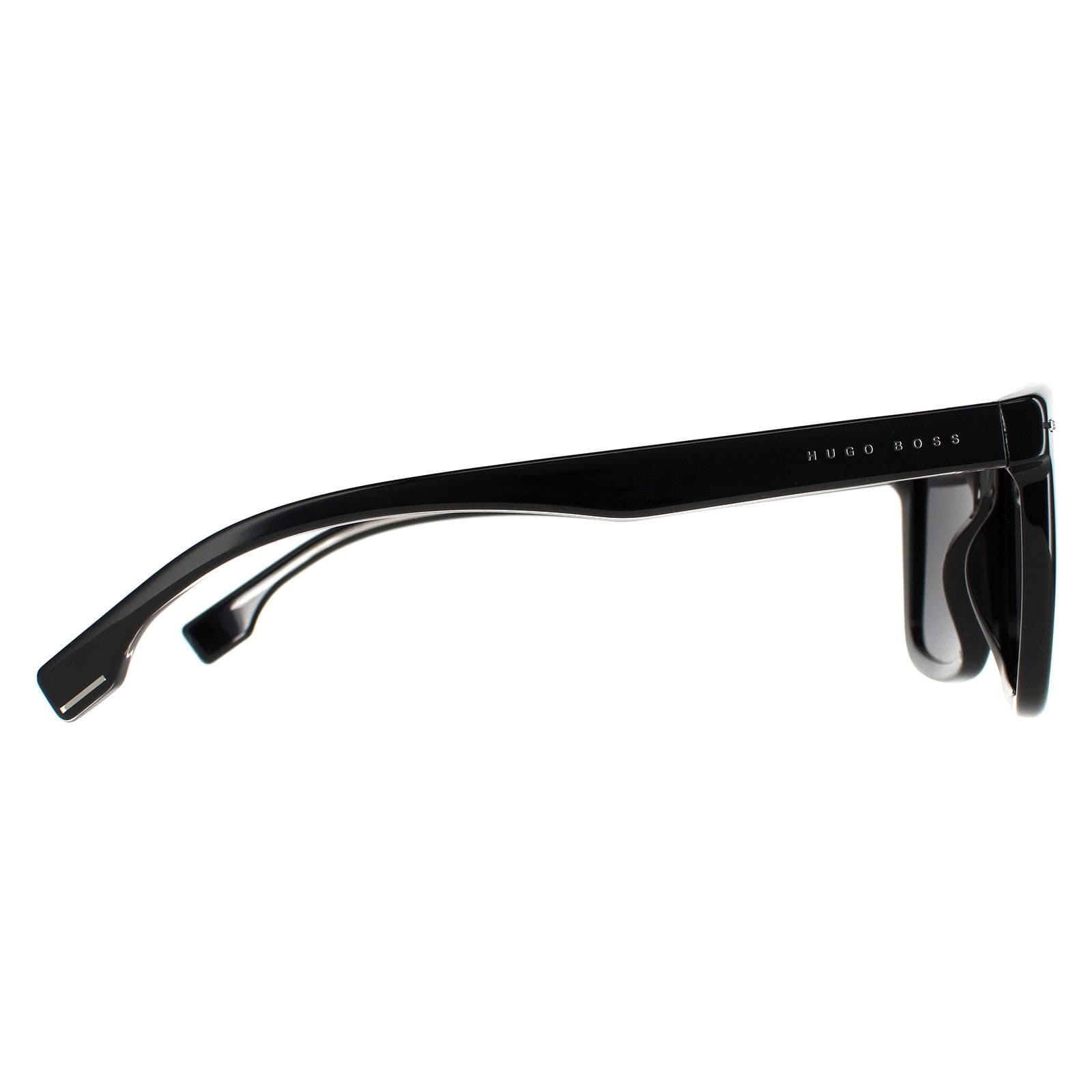 Hugo Boss Hugo Boss Men's Square Black Ruthenium Grey Blue BOSS 1317/S - 4
