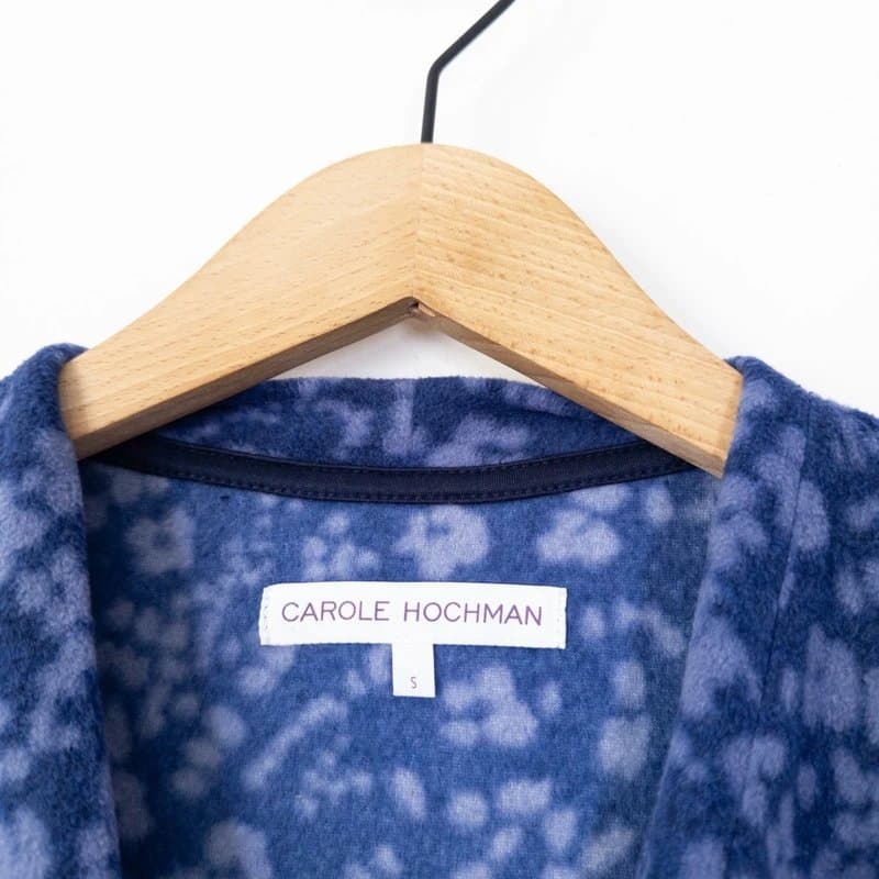 Carole Hochman Carole Hochman Leopard Print Cardigan Size S Soft Fleece Lounge Nightwear