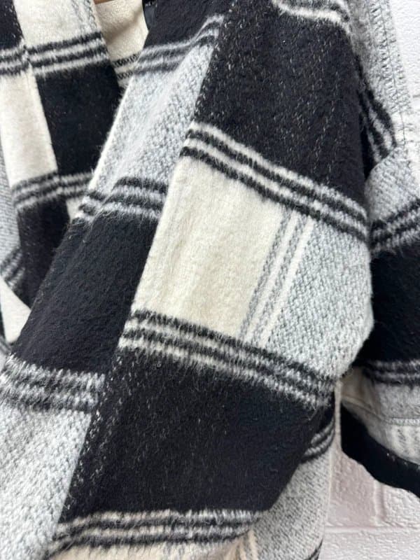 New Look Women’s checked thick cardigan jacket size 18
