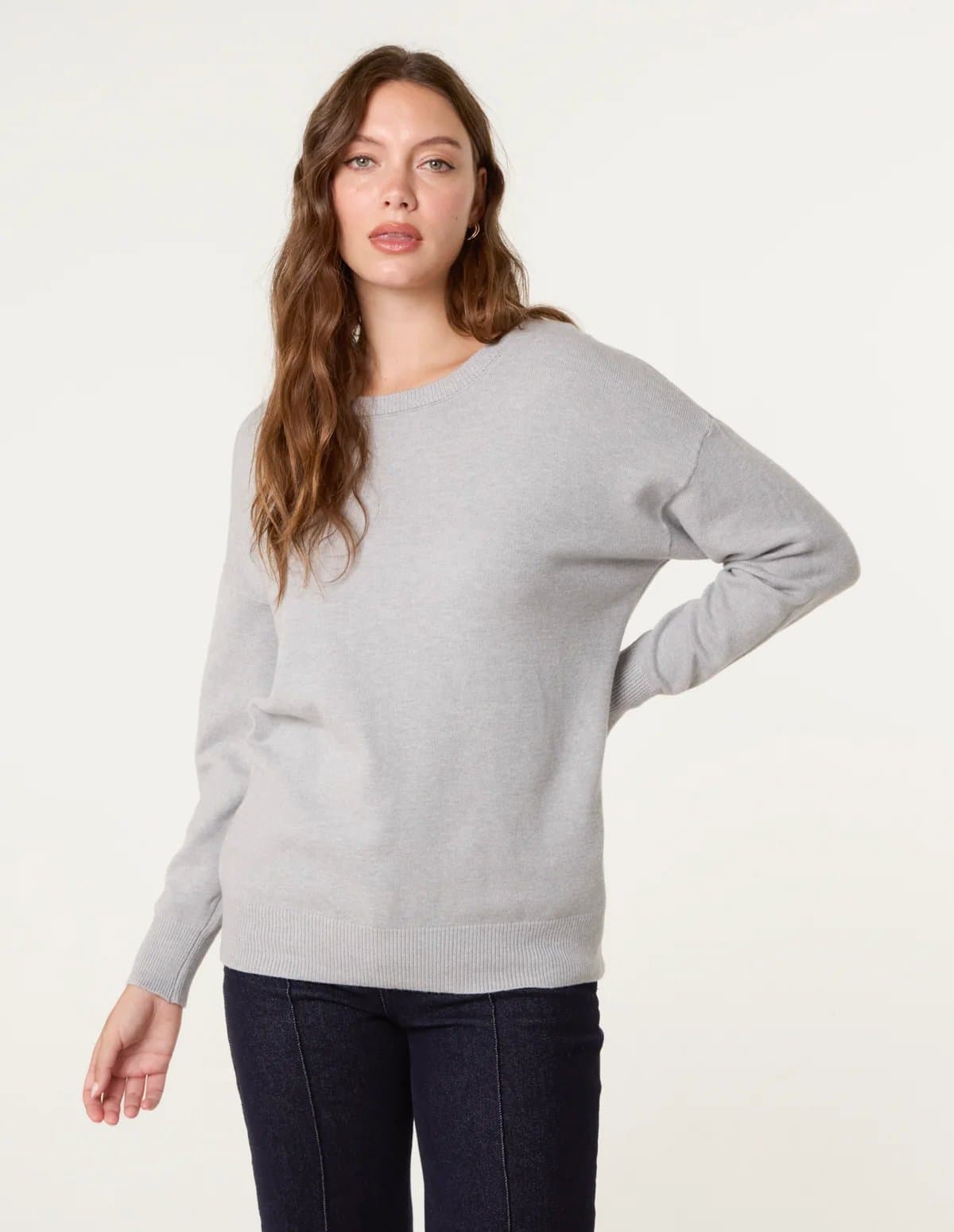 Blue Vanilla Round Neck Jumper