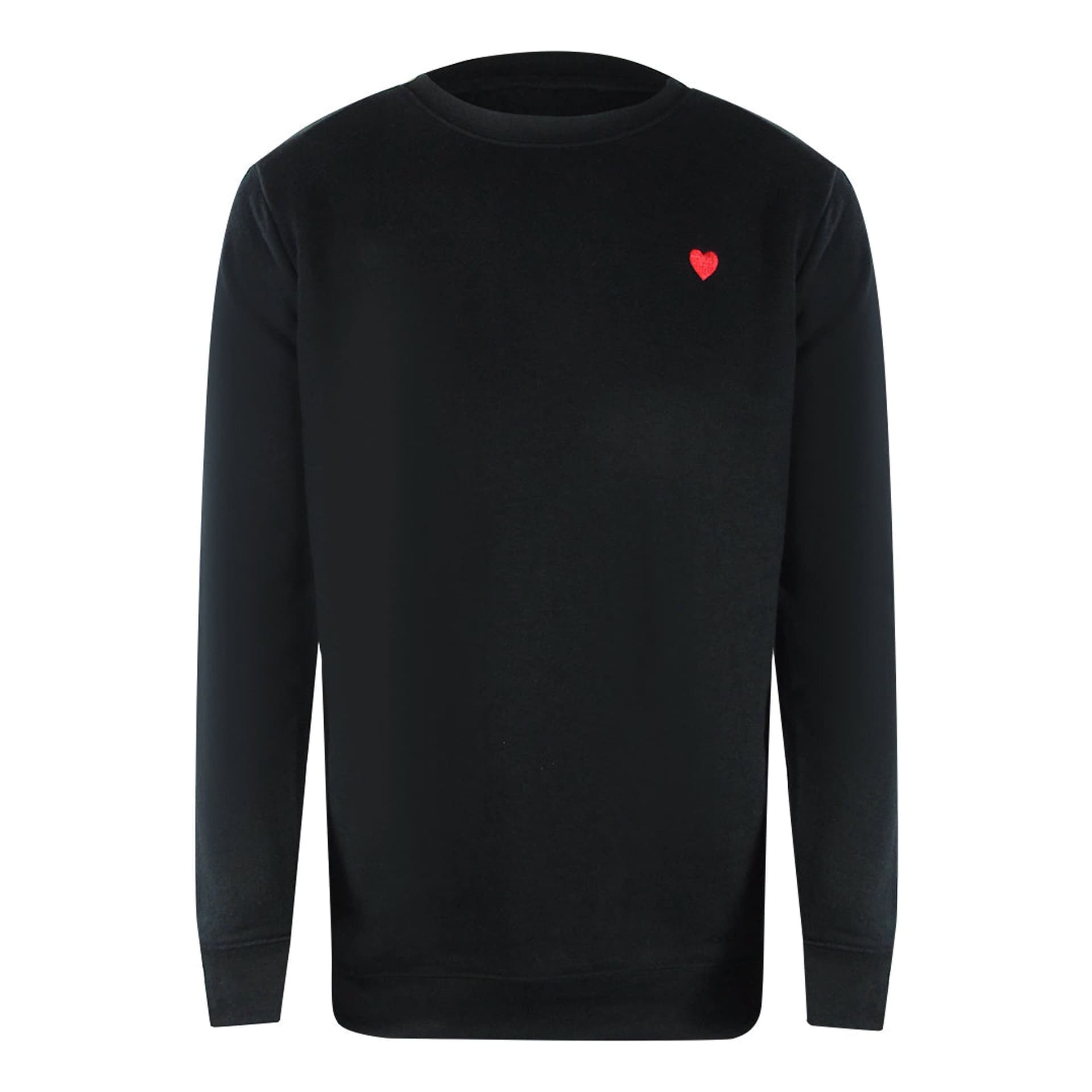 Love Moschino Love Moschino Men's Long Sleeve Round Neck Sweatshirt in Black