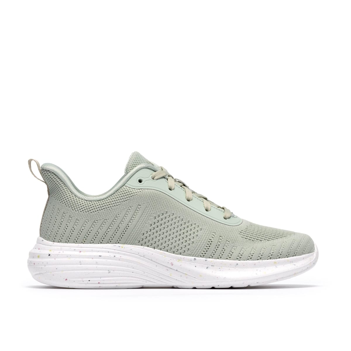 Clarks Clarks Women's Izza Knit Olive Knit Trainers in Green - 1