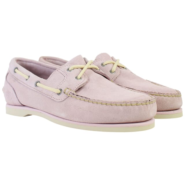 Timberland Timberland Women's Classic Pink Boat Shoes - 2