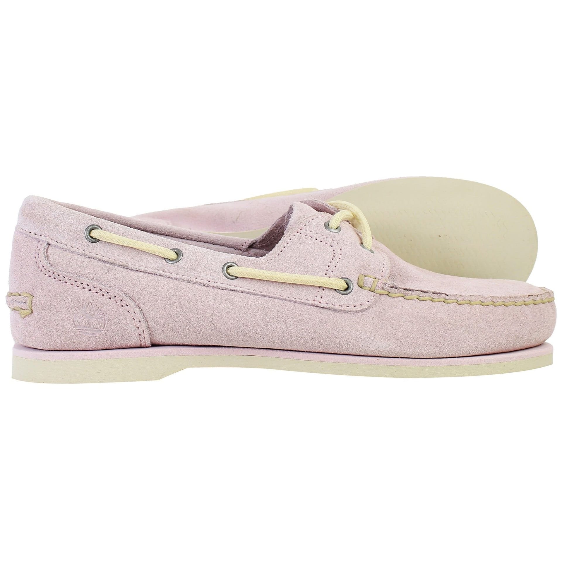 Timberland Timberland Women's Classic Pink Boat Shoes - 4