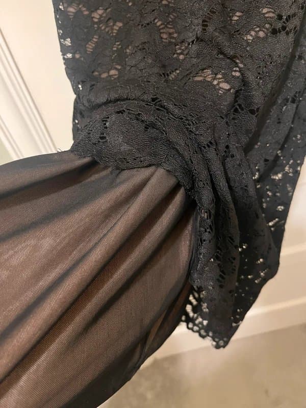 New Look Black lace party dress