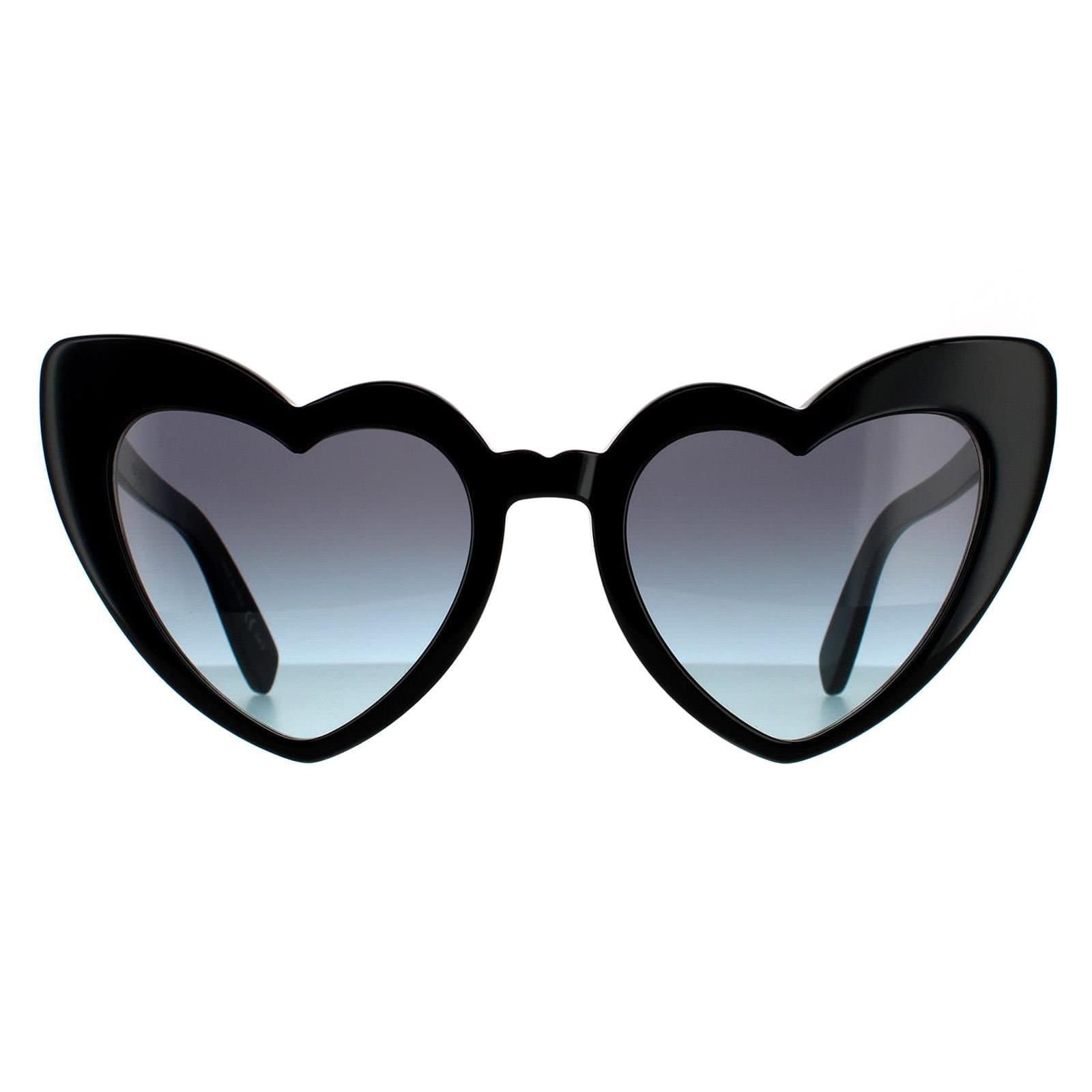 Saint Laurent Saint Laurent Women's Cat Eye Black Blue Gradient Sunglasses