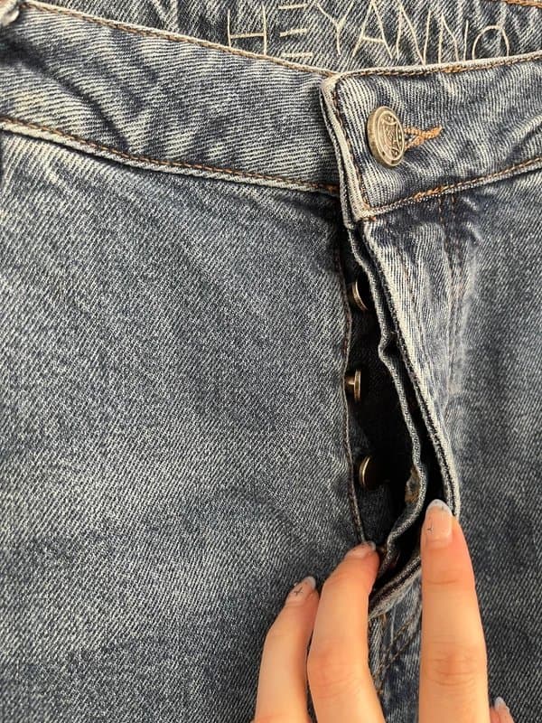 Mos Mosh Heyanno Mos Mosh MMHPure Deconstructed Jeans Blue Women’s Size 31
