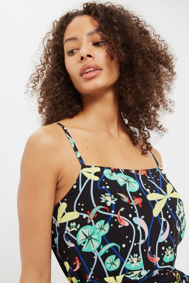Louche Louche Women's Sikke Pond Print Strappy Jumpsuit - 3