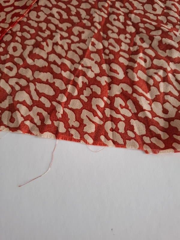 Never Fully Dressed Never Fully Dressed Red Leopard Print Skirt Midi Length M RL052