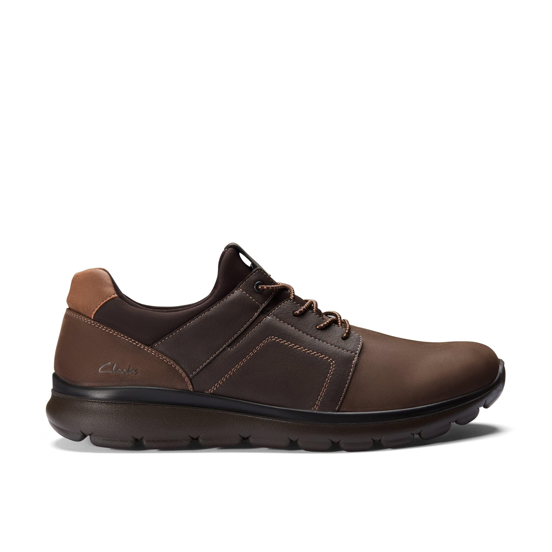 Clarks Clarks Men's Siena Easy Brown Leather Lace Up