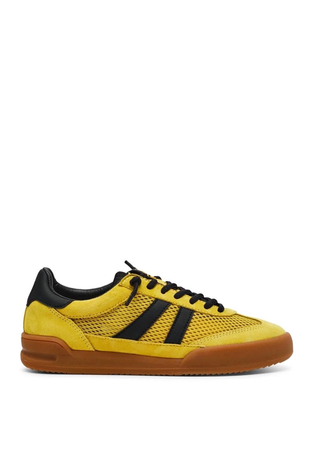 Steve Madden STEVE MADDEN Women's 'Verdict 860' Leather Trainers in Yellow
