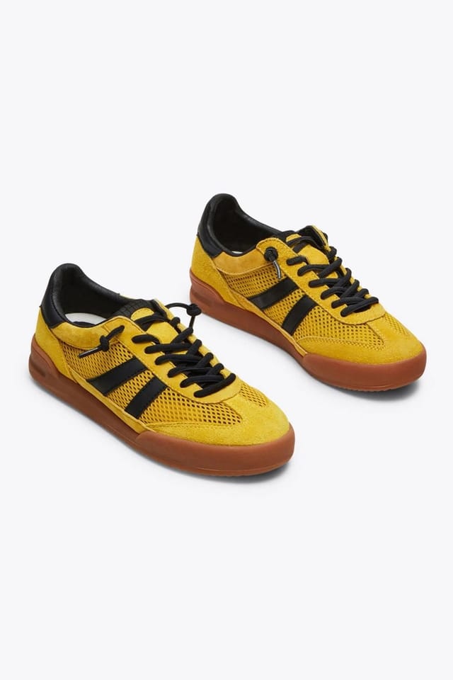 Steve Madden STEVE MADDEN Women's 'Verdict 860' Leather Trainers in Yellow - 2