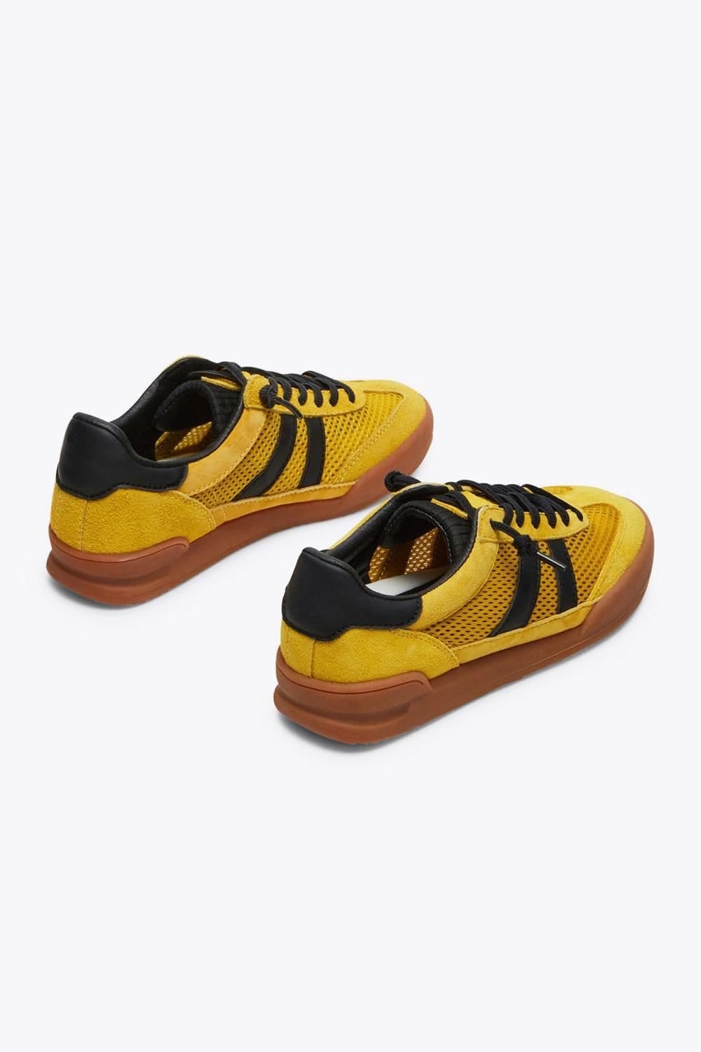 Steve Madden STEVE MADDEN Women's 'Verdict 860' Leather Trainers in Yellow - 4