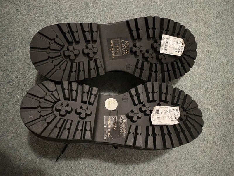 New Look Chunky lace up loafers size 8 BNWT
