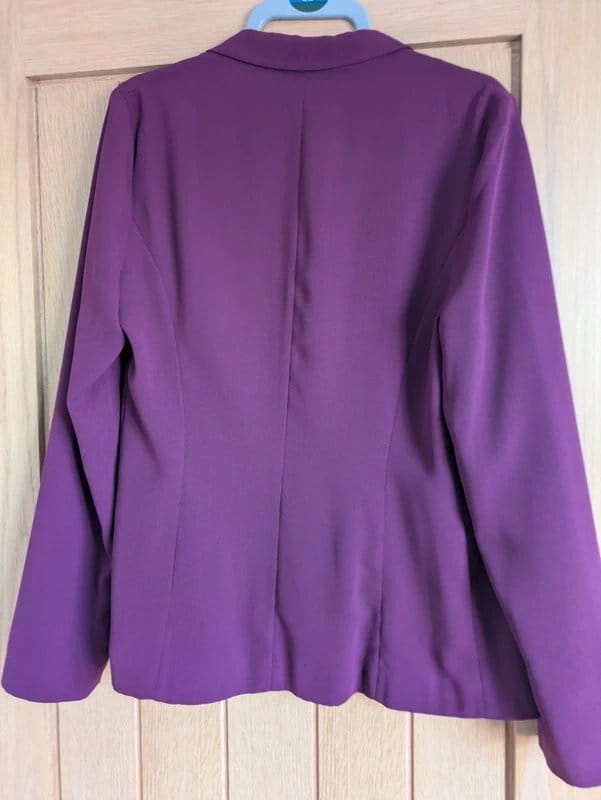 New Look Purple Satin Blazer