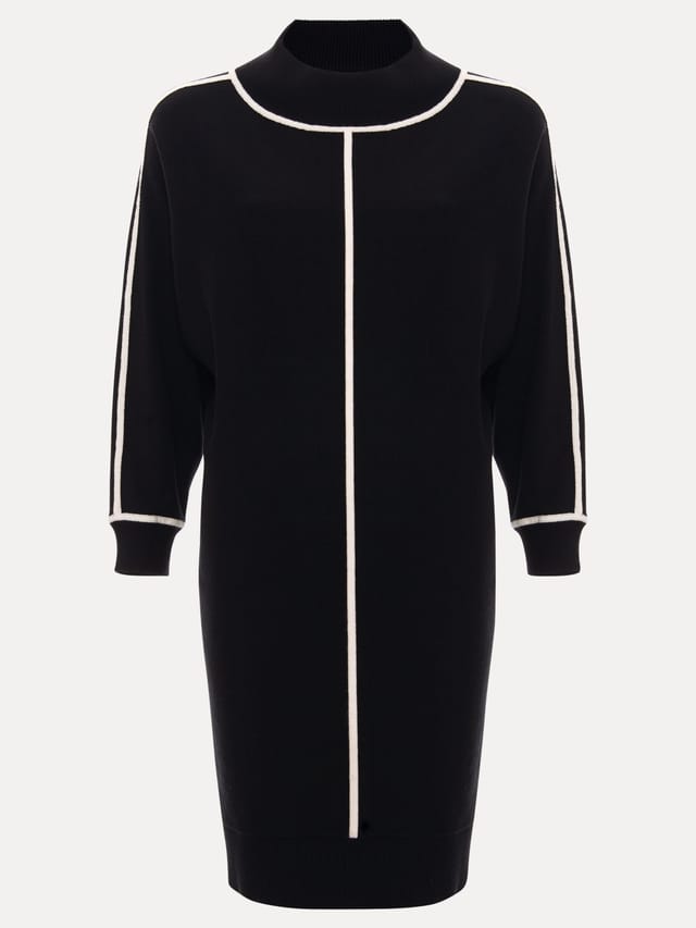 Phase Eight Phase Eight Women's Hallie Tipped Dress in Black - 2