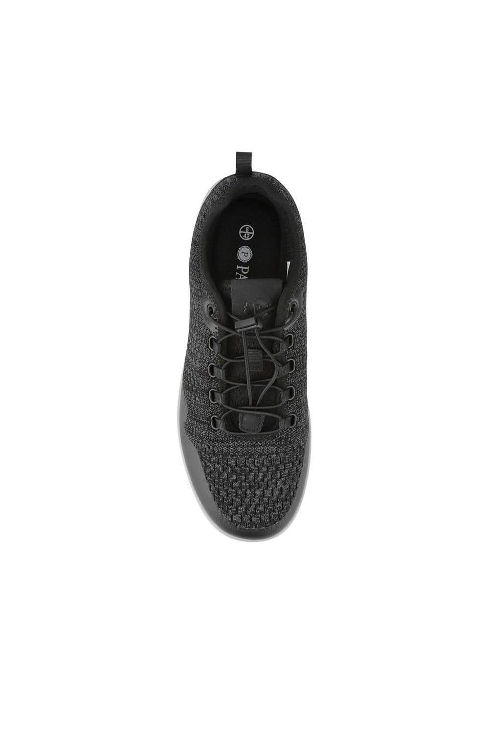Pavers Pavers Men's Bungee-Laced Memory Foam Shoes in Black - 4