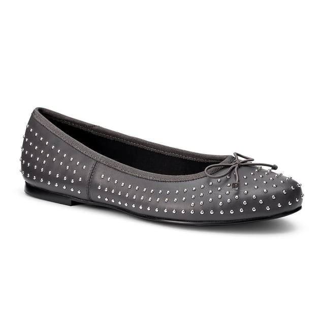 Hotter Hotter Women's Wide Fit 'Ebba' Ballerinas in Dark Grey - 2