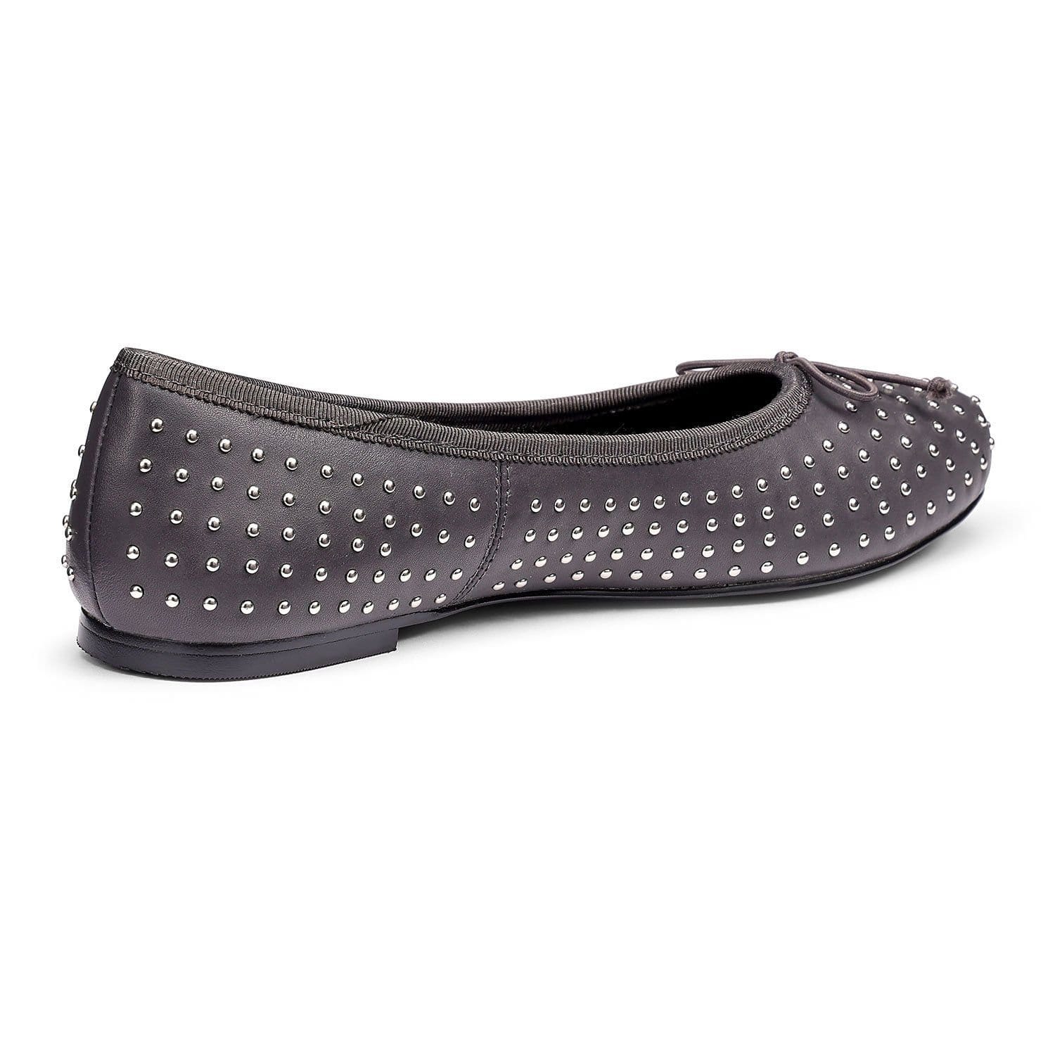 Hotter Hotter Women's Wide Fit 'Ebba' Ballerinas in Dark Grey - 4