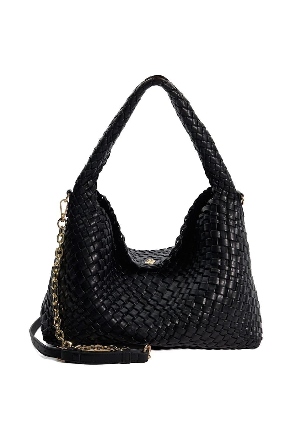 Dune London Dune London Black Woven Shoulder Bag