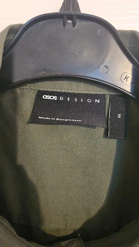 ASOS Short Sleeve Shirt - Dark Green