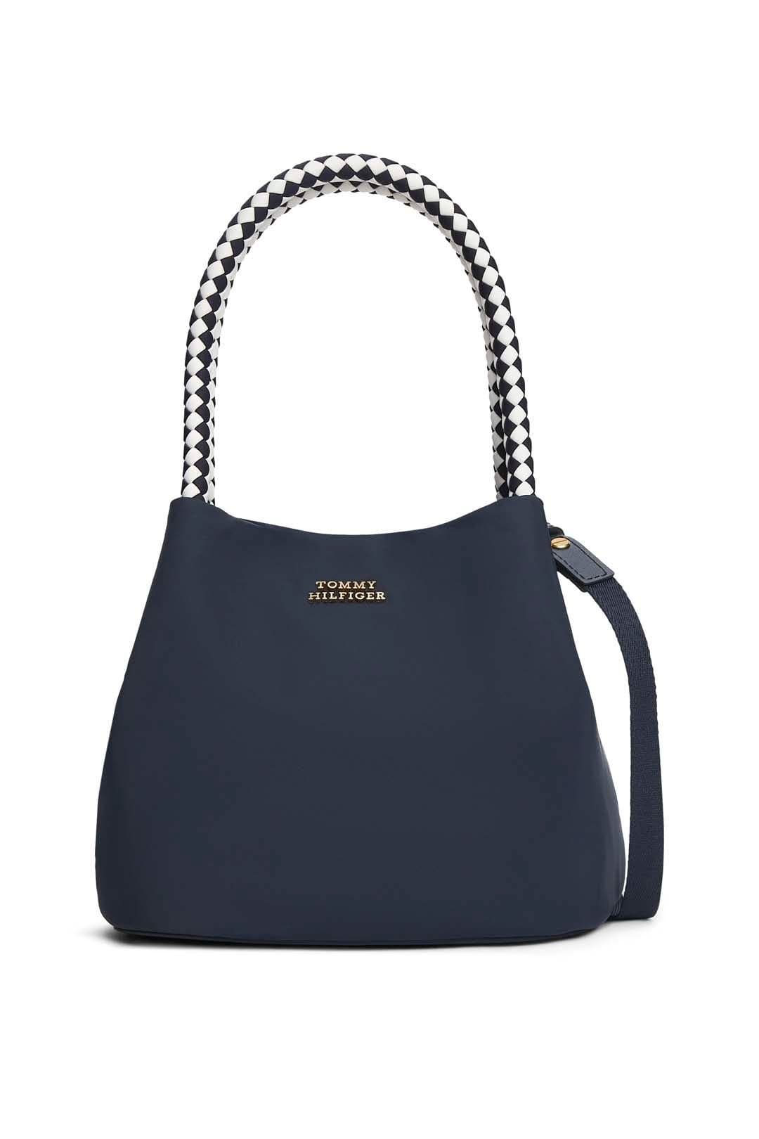 Tommy Hilfiger Tommy Hilfiger Women's Marina Bucket Nylon Navy in Blue