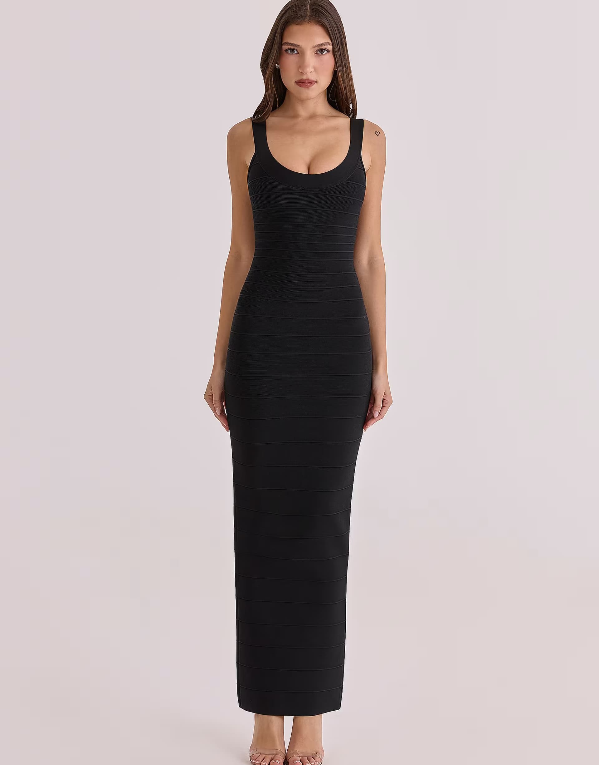 ASOS House of CB The og black bandage maxi dress in black