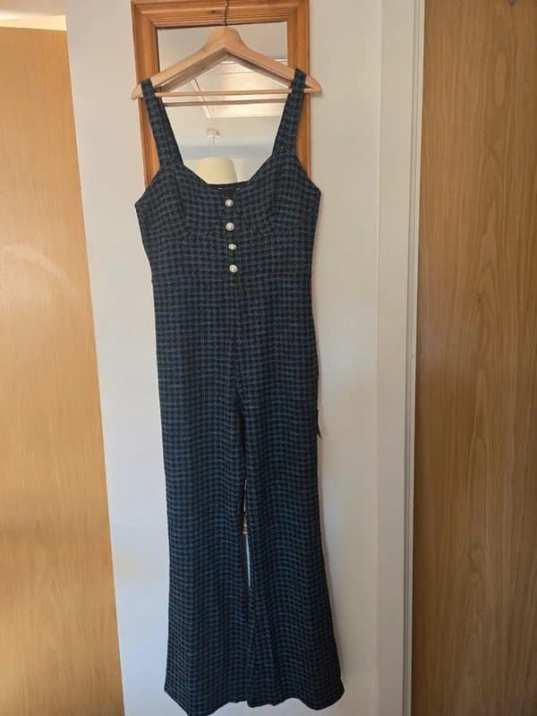 ASOS Blue patterned jumpsuit