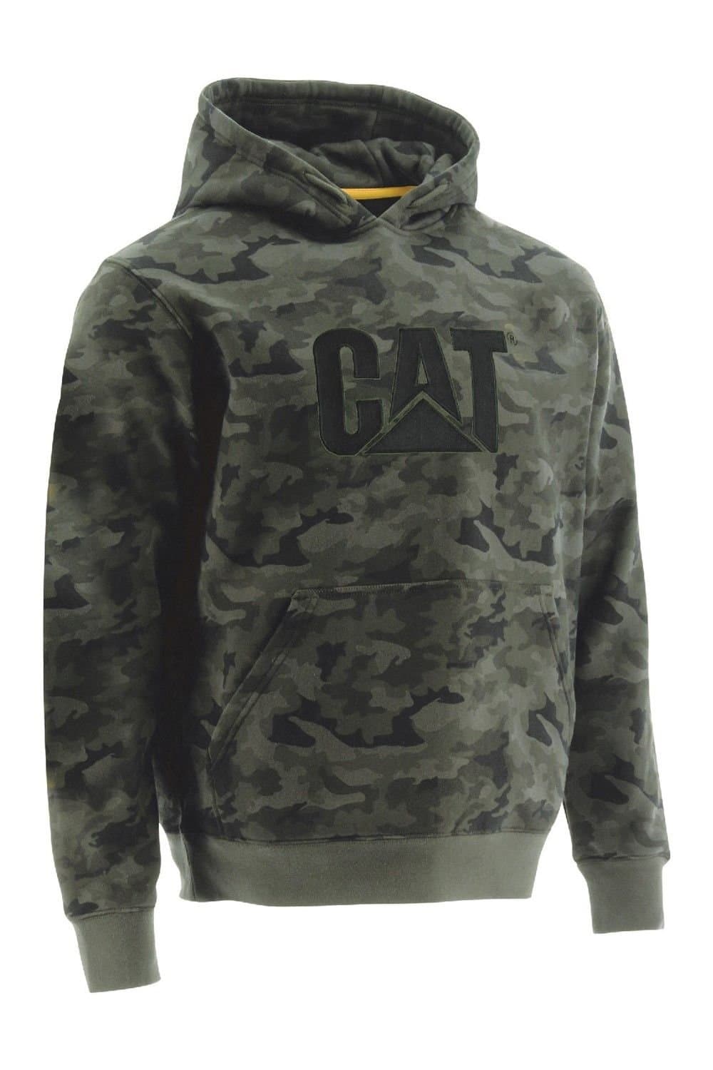 Caterpillar Caterpillar Men's Trademark Hooded Sweatshirt in Dark Green