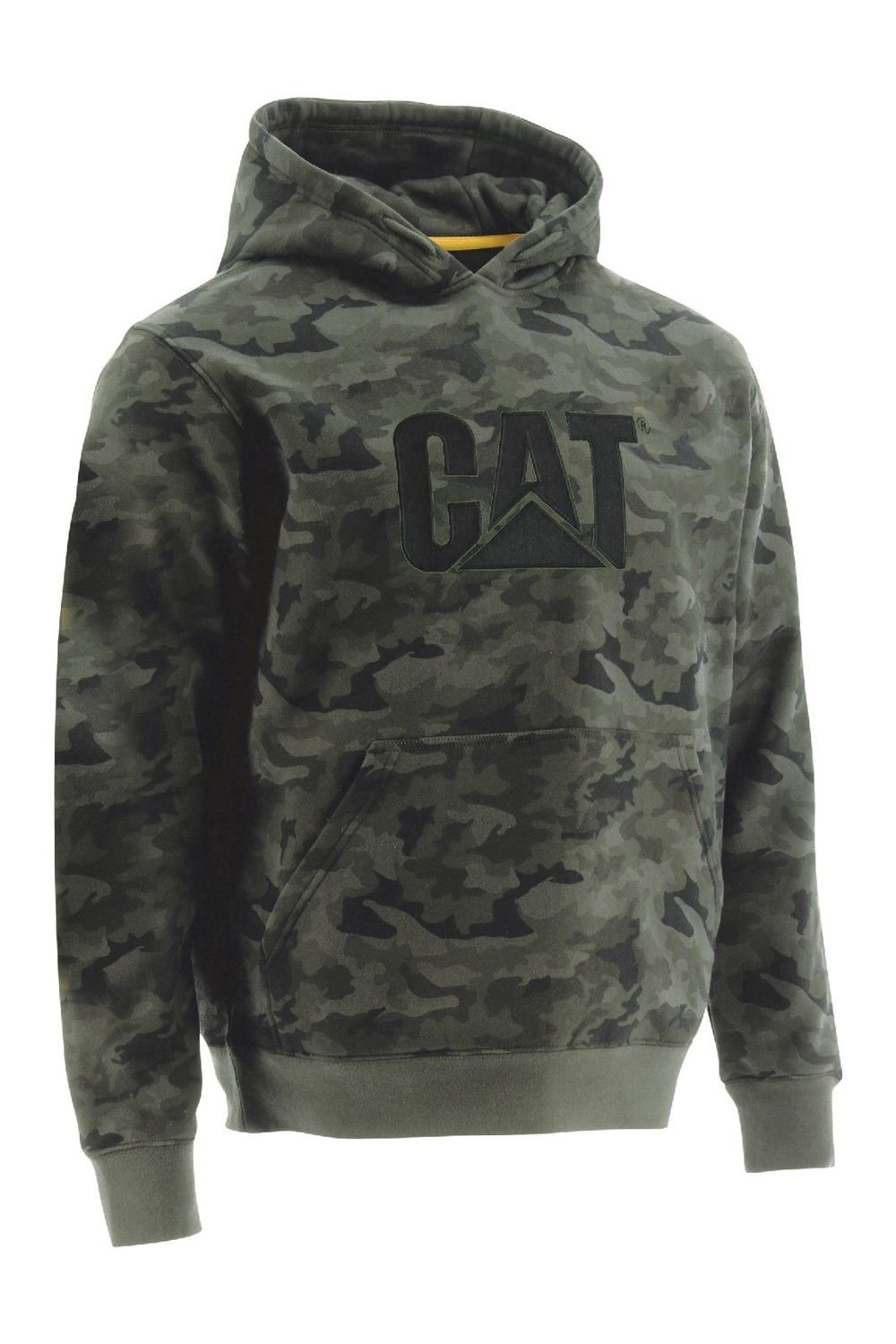 Caterpillar Caterpillar Men's Trademark Hooded Sweatshirt in Dark Green - 2