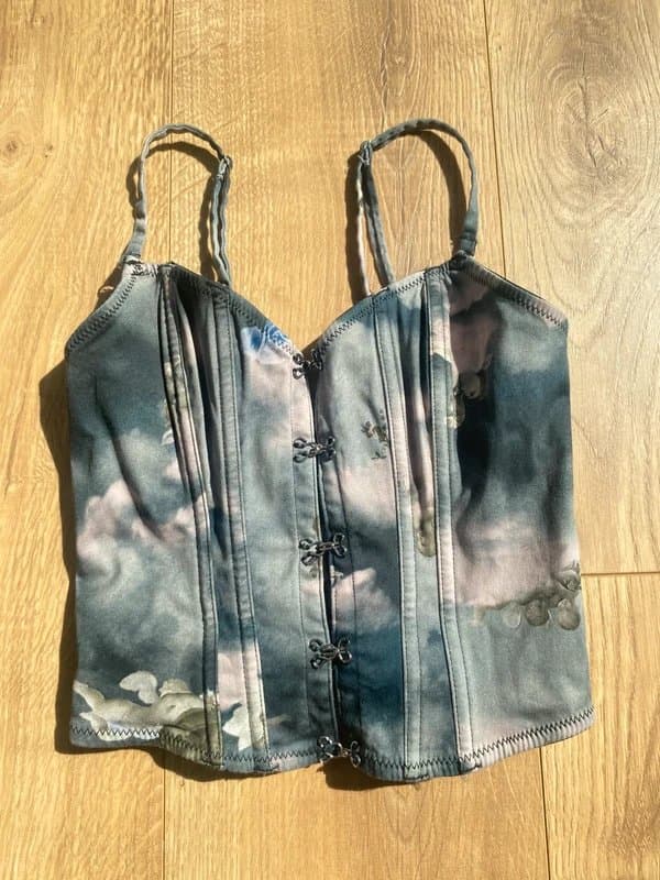 ASOS Patterned corset top
