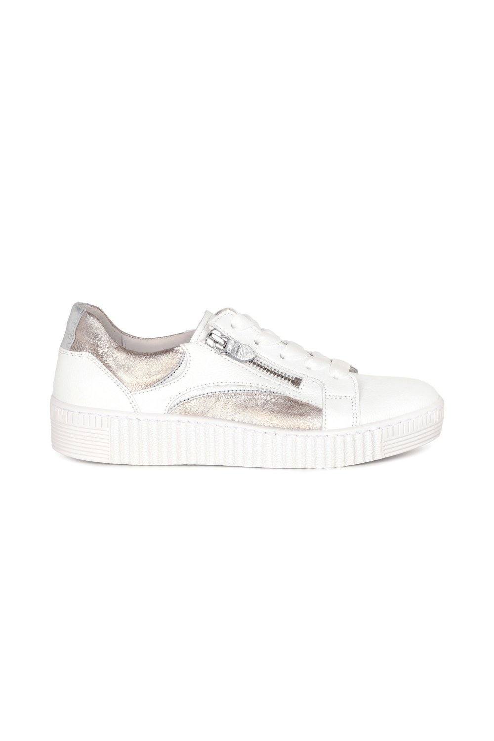 Gabor Gabor Women's 'Wemo' Trainers in Off-White - 2