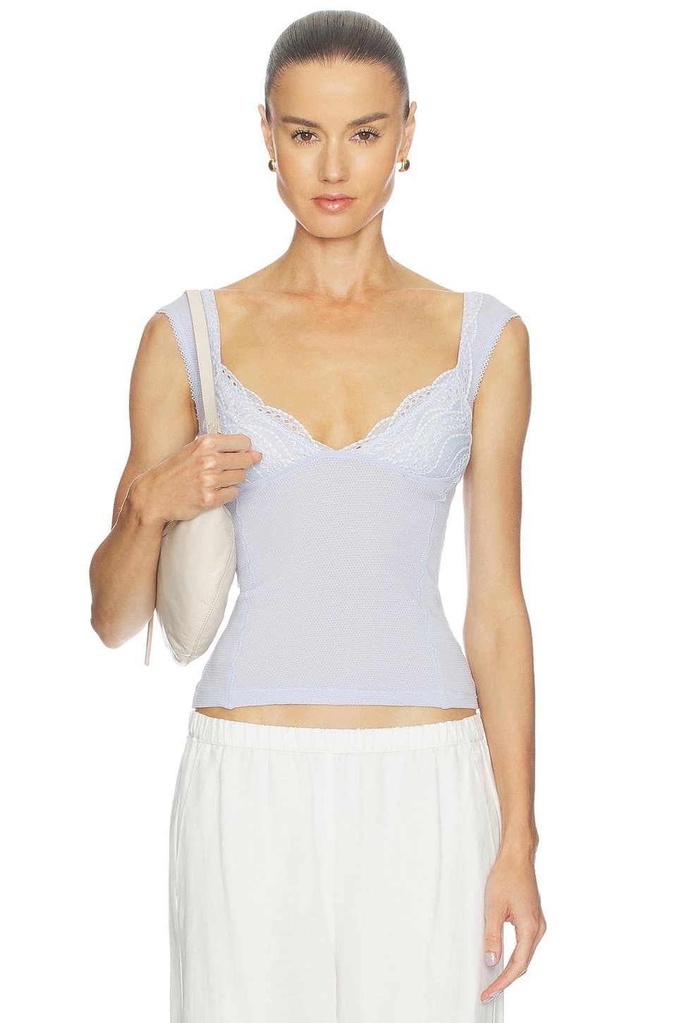 revolve Revolve Blush Hour Mesh Lace Camisole