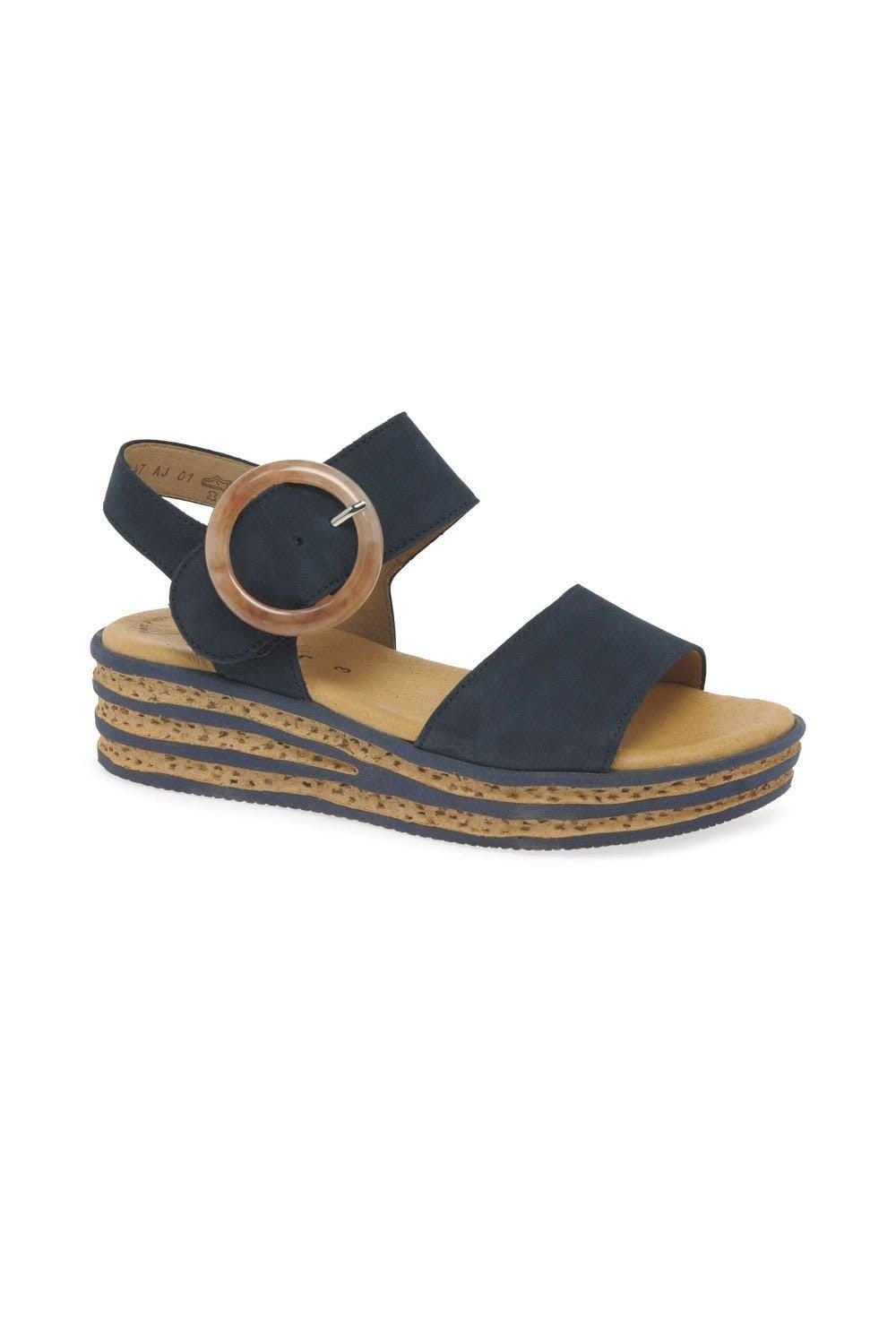 Gabor Gabor Women's 'Andre' Wedge Sandals in Blue - 4