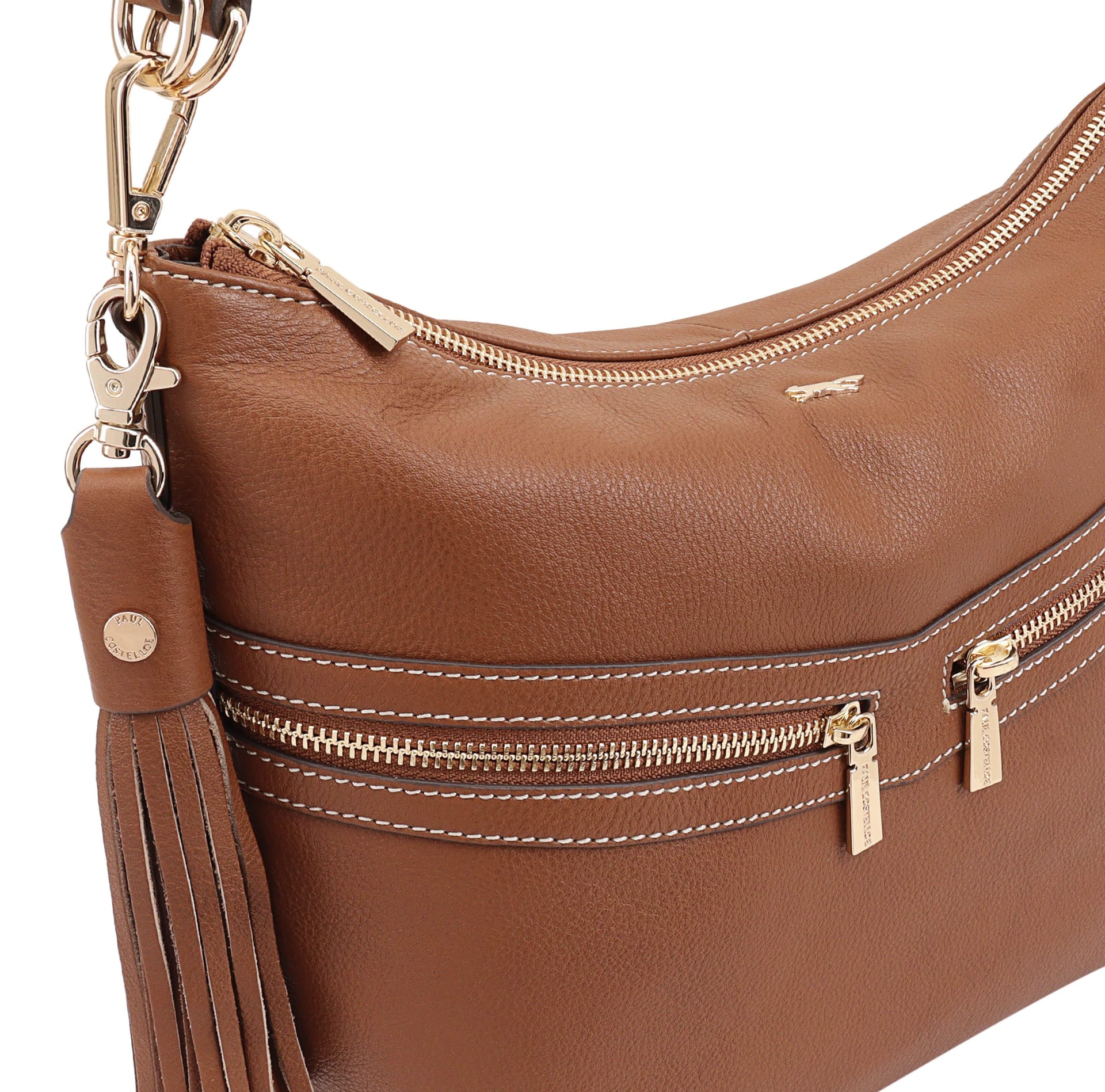 Paul Costelloe Paul Costelloe Women's Azores Leather Multi Way Day Bag in Green - 4