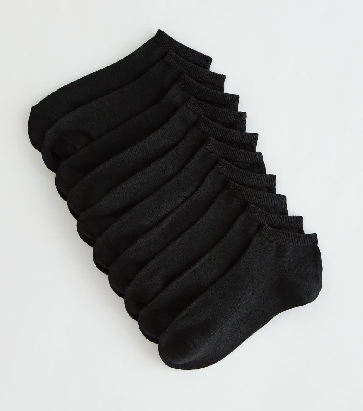 New Look New Look Black Trainer Socks Pack of 10