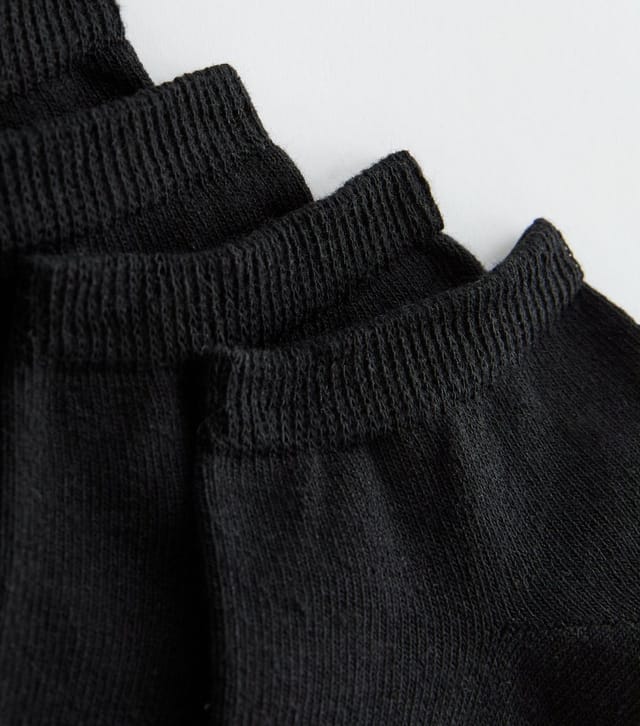 New Look Pack of 10 Black Trainer Socks New Look - 2