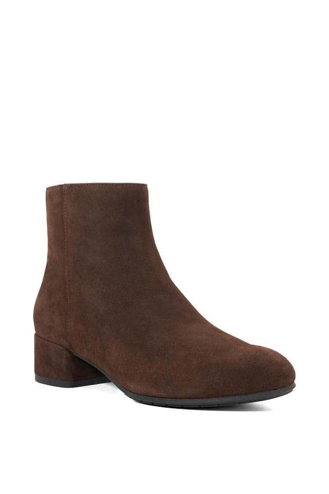 Dune London Dune London Women's 'Pippie' Suede Ankle Boots in Brown - 2