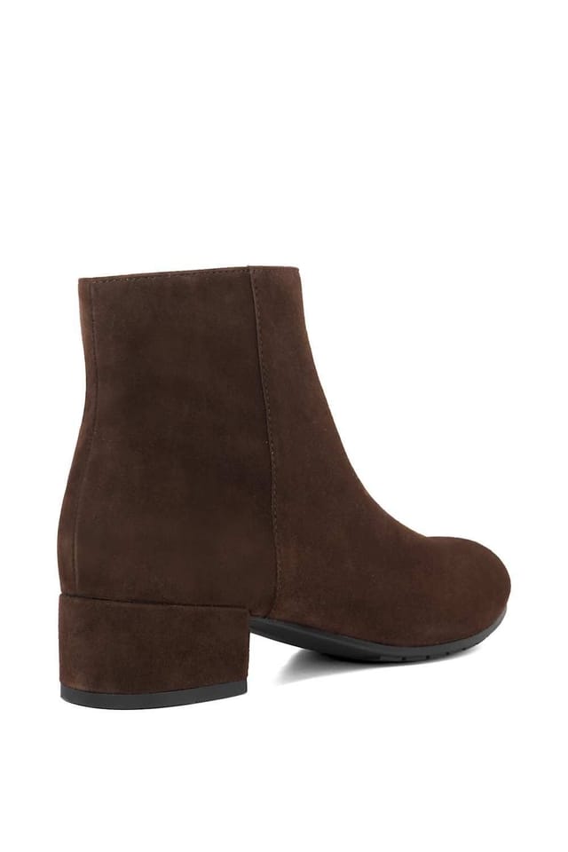 Dune London Dune London Women's 'Pippie' Suede Ankle Boots in Brown - 3