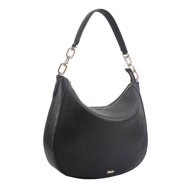 Paul Costelloe Paul Costelloe Women's Bisbee Leather Shoulder Bag in Jet Black - 2