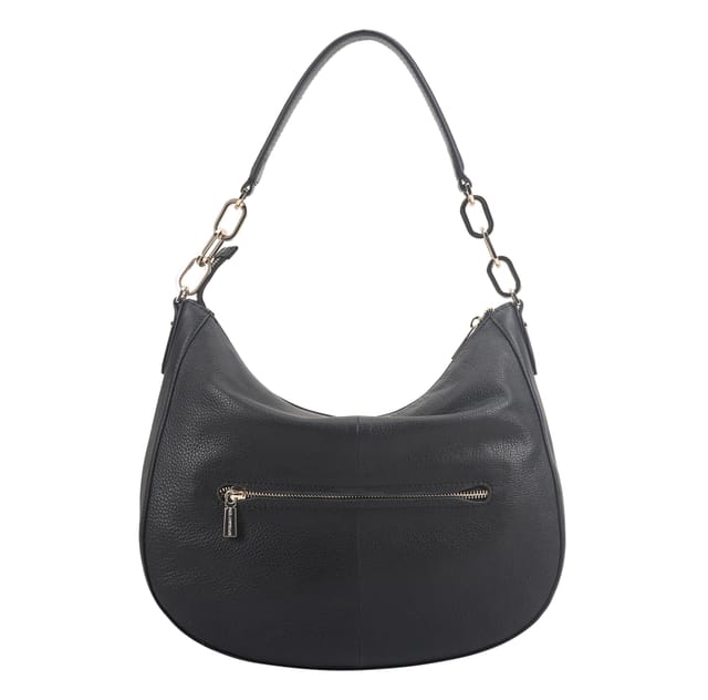 Paul Costelloe Paul Costelloe Women's Bisbee Leather Shoulder Bag in Jet Black - 3