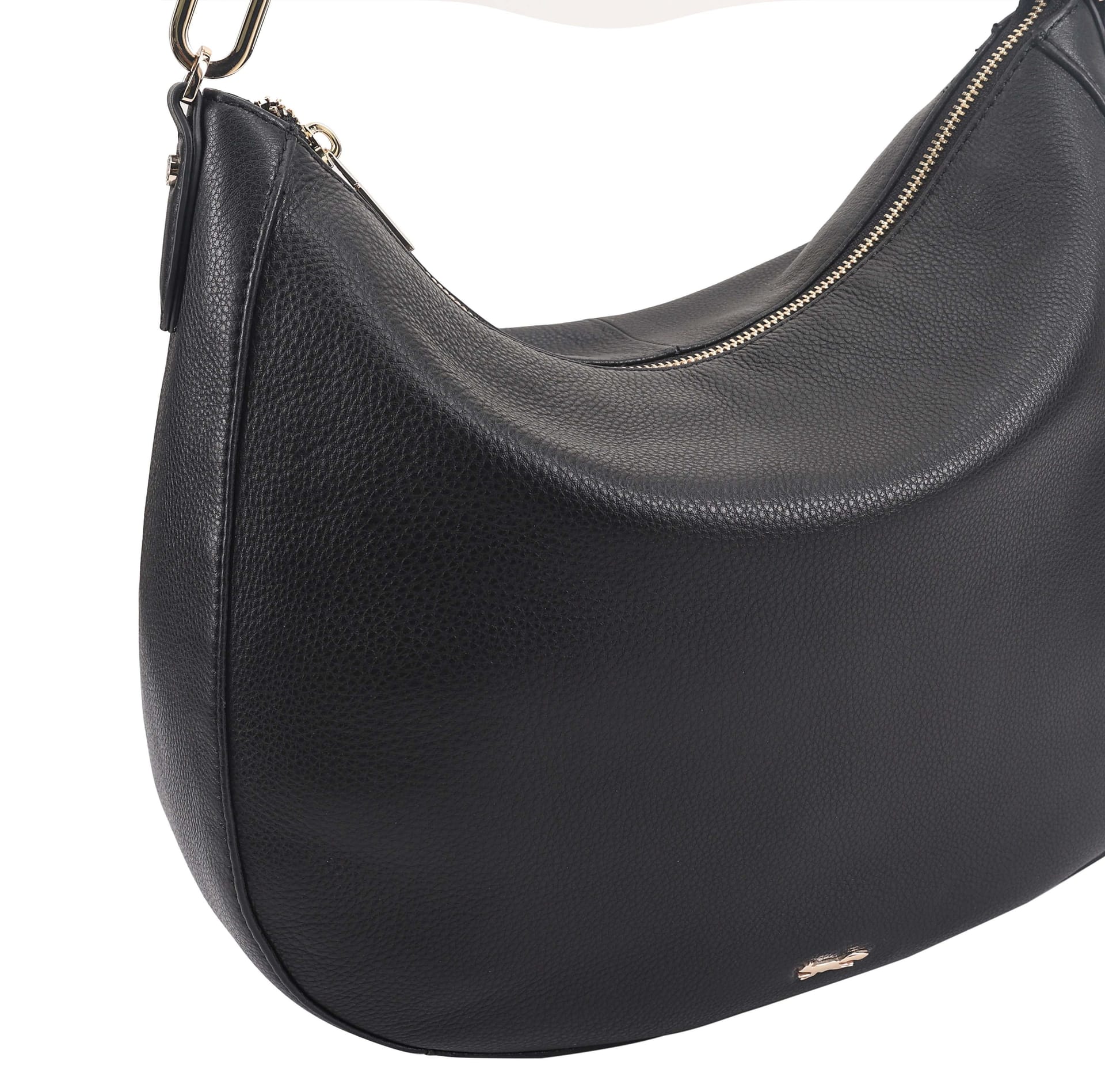 Paul Costelloe Paul Costelloe Women's Bisbee Leather Shoulder Bag in Jet Black - 4