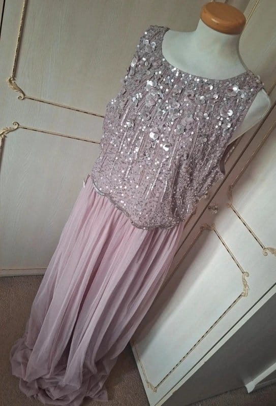 Lipsy Lipsy London Embellished Maxi Dress Size 16 BNWT Prom Cruise 🛳 Wedding Guest 🩷 - 1